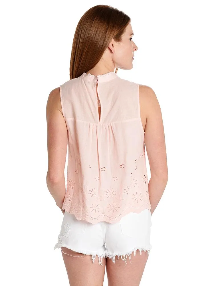After Market Woven Eyelet Top