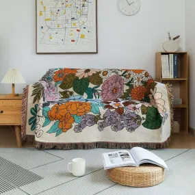 Botanical Throw / Blanket / Beach Rug