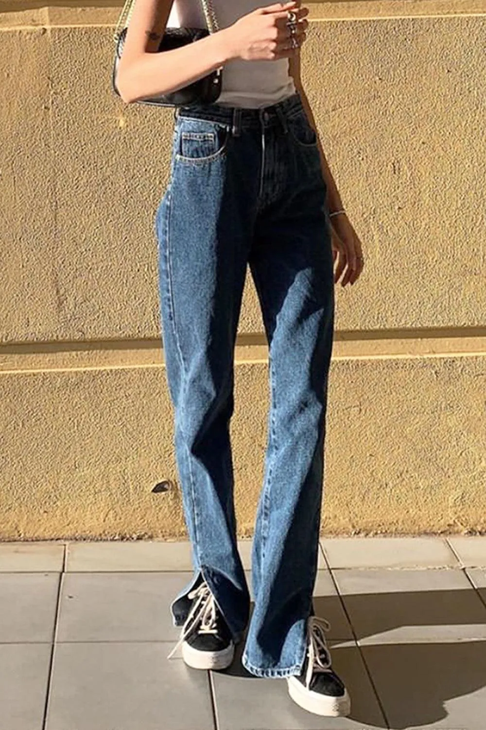 Classic High Waist Vintage Jeans
