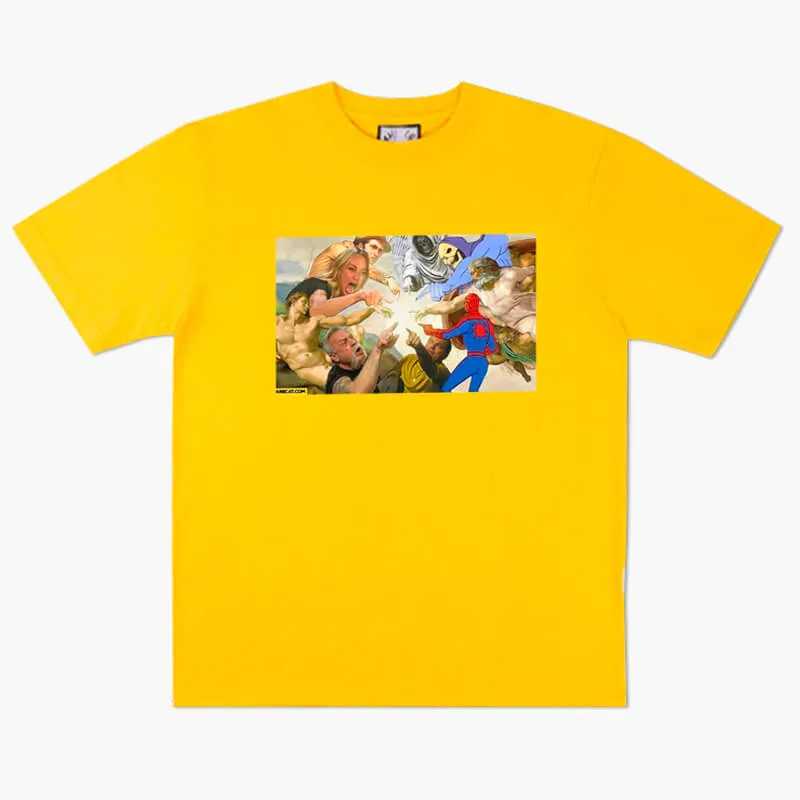 Creation of Adam Meme Aesthetic T-Shirt
