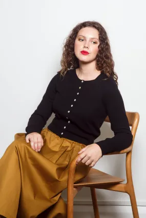 Dalston Ava Cardigan Jet