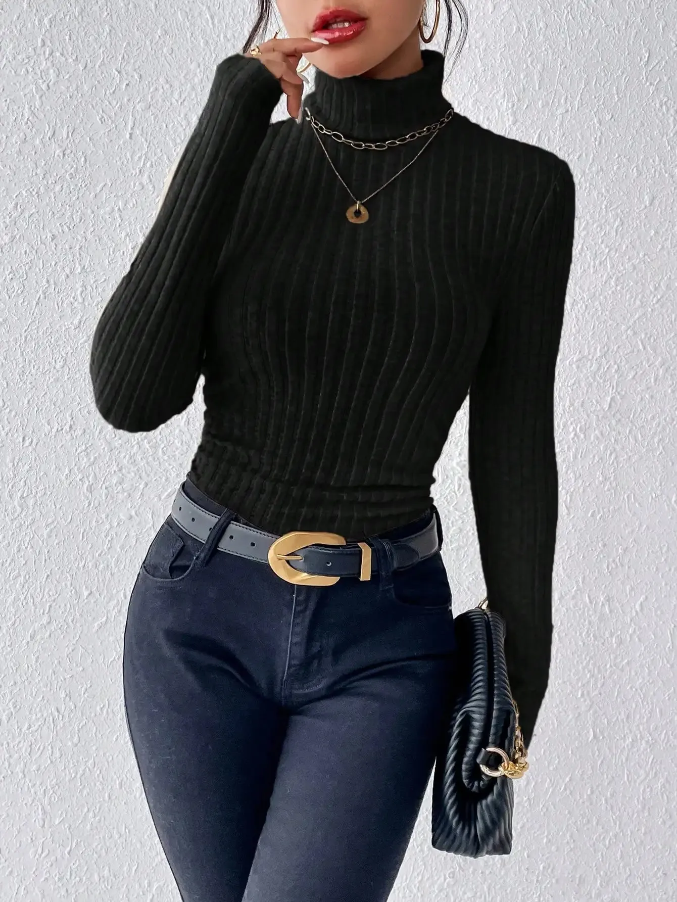 Esme - Elegant Turtleneck Sweater for Women