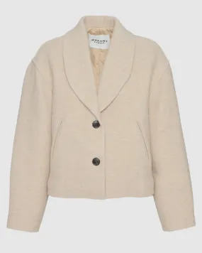 Isabel Marant Lanna Coat in Beige