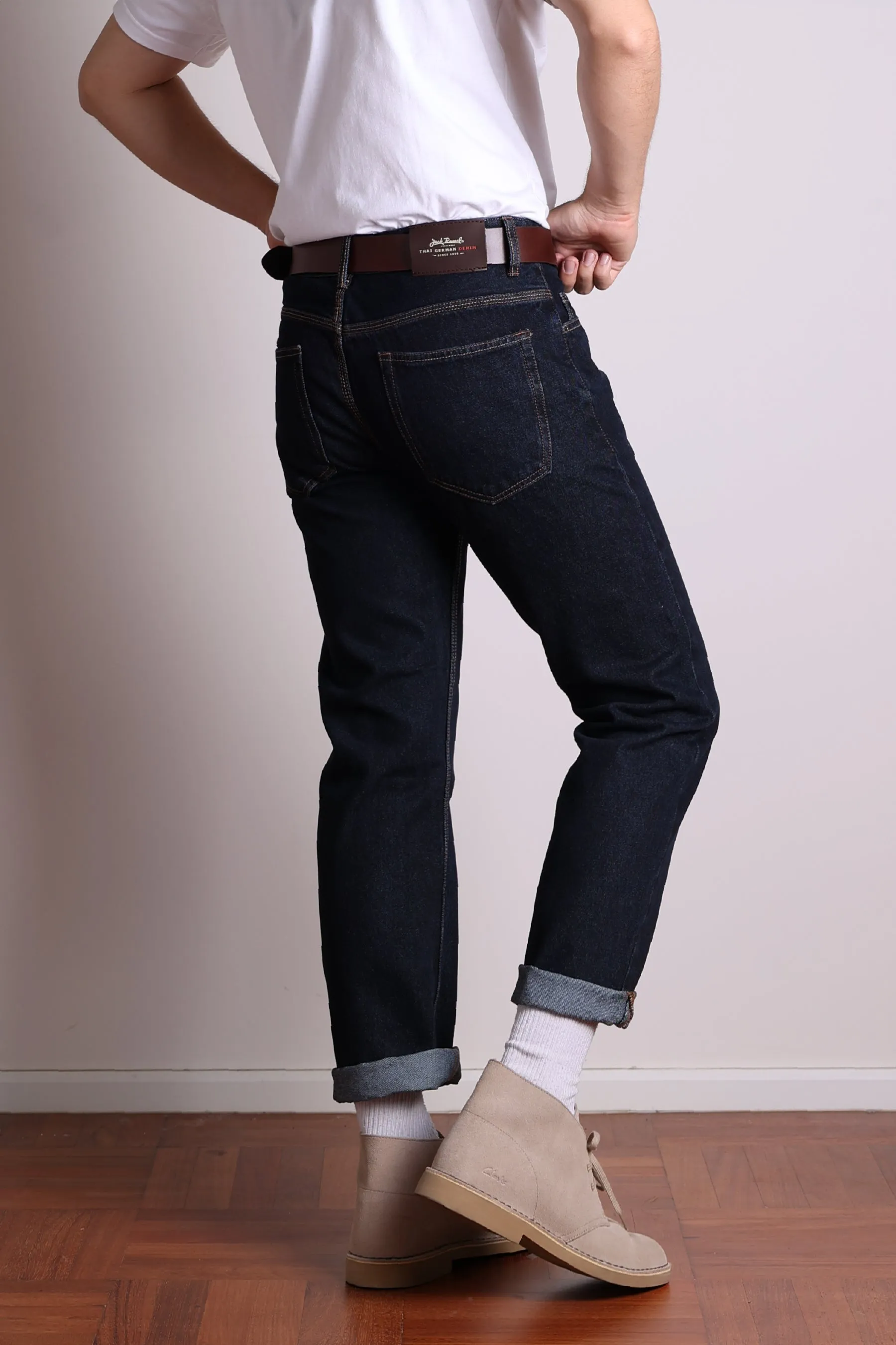Jack Russel - Men Jeans - Klassik J-1190/MB Straight Fit Dark Blue