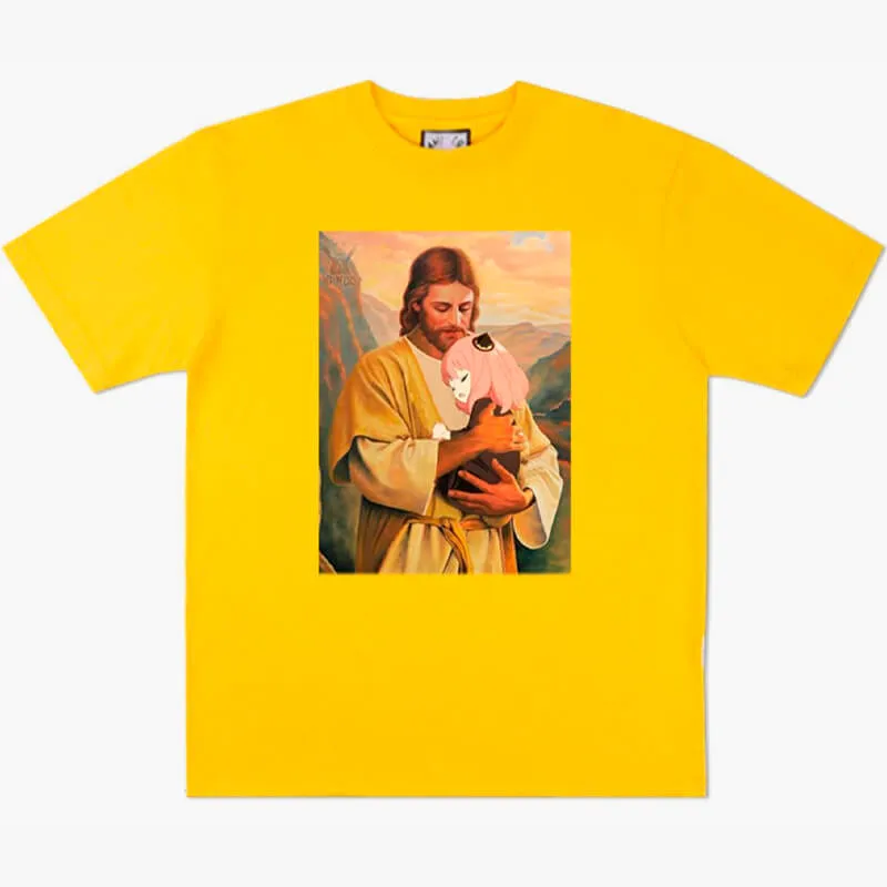 Jesus Hugs Ania Forger Anime Aesthetic T-Shirt