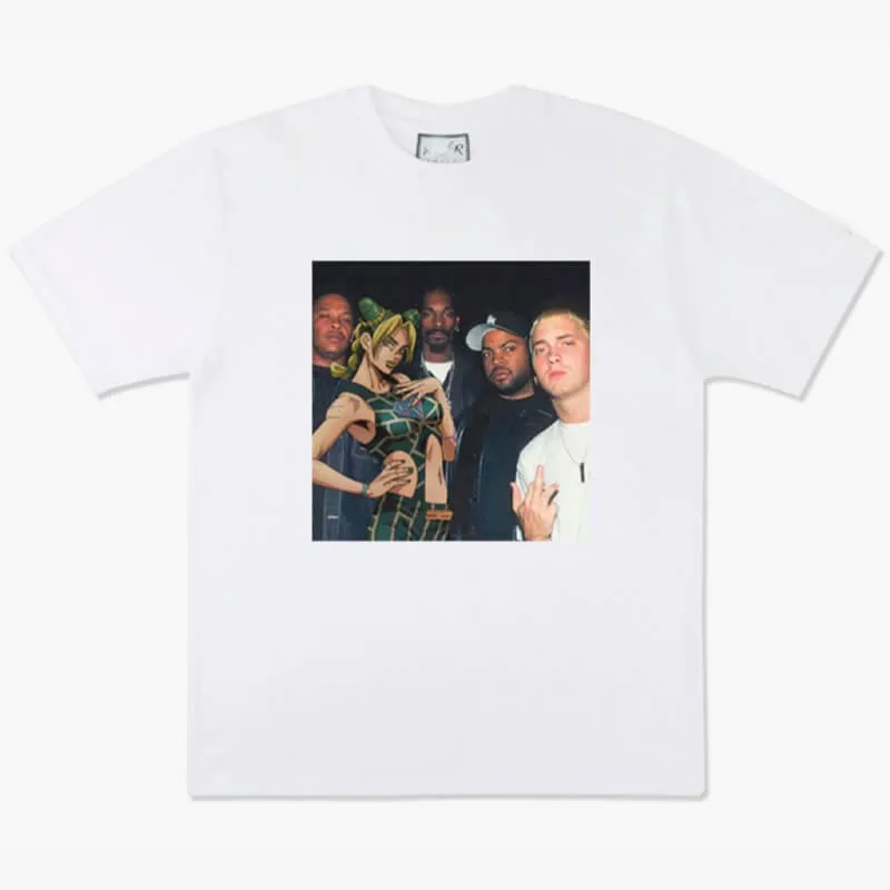 Jolyne Cujoh and Eminem Animecore T-Shirt