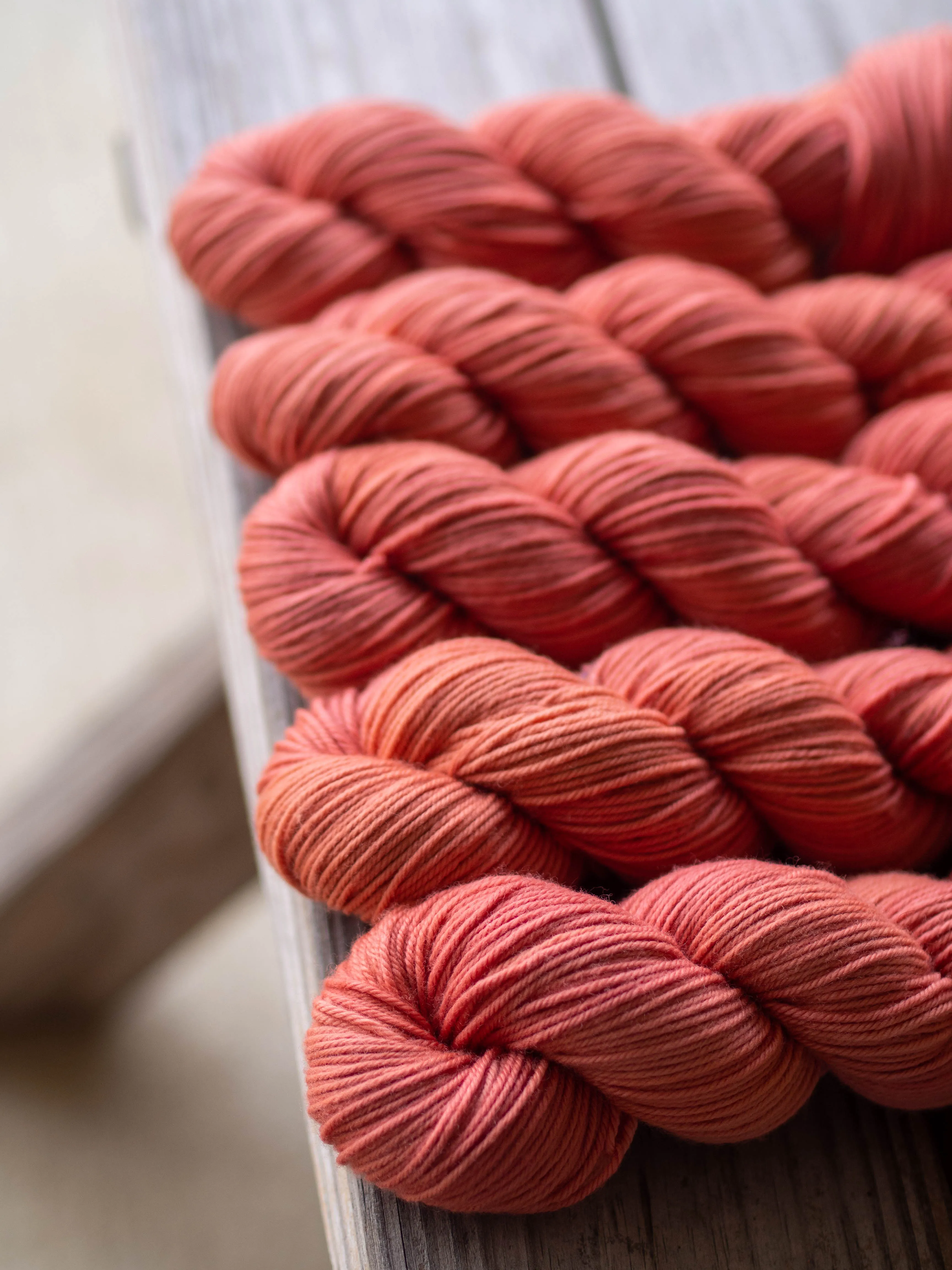 Madder Root Lt Orange Naturally Dyed DK