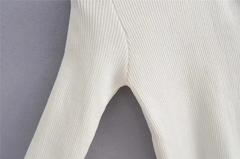 ONE SHOULDER KNITTED SWEATER