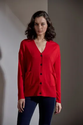 Seattle Cardi - Red