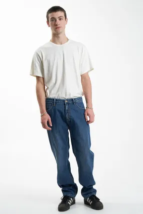STRAIGHT LINE DENIM JEAN - ROADHOUSE BLUE