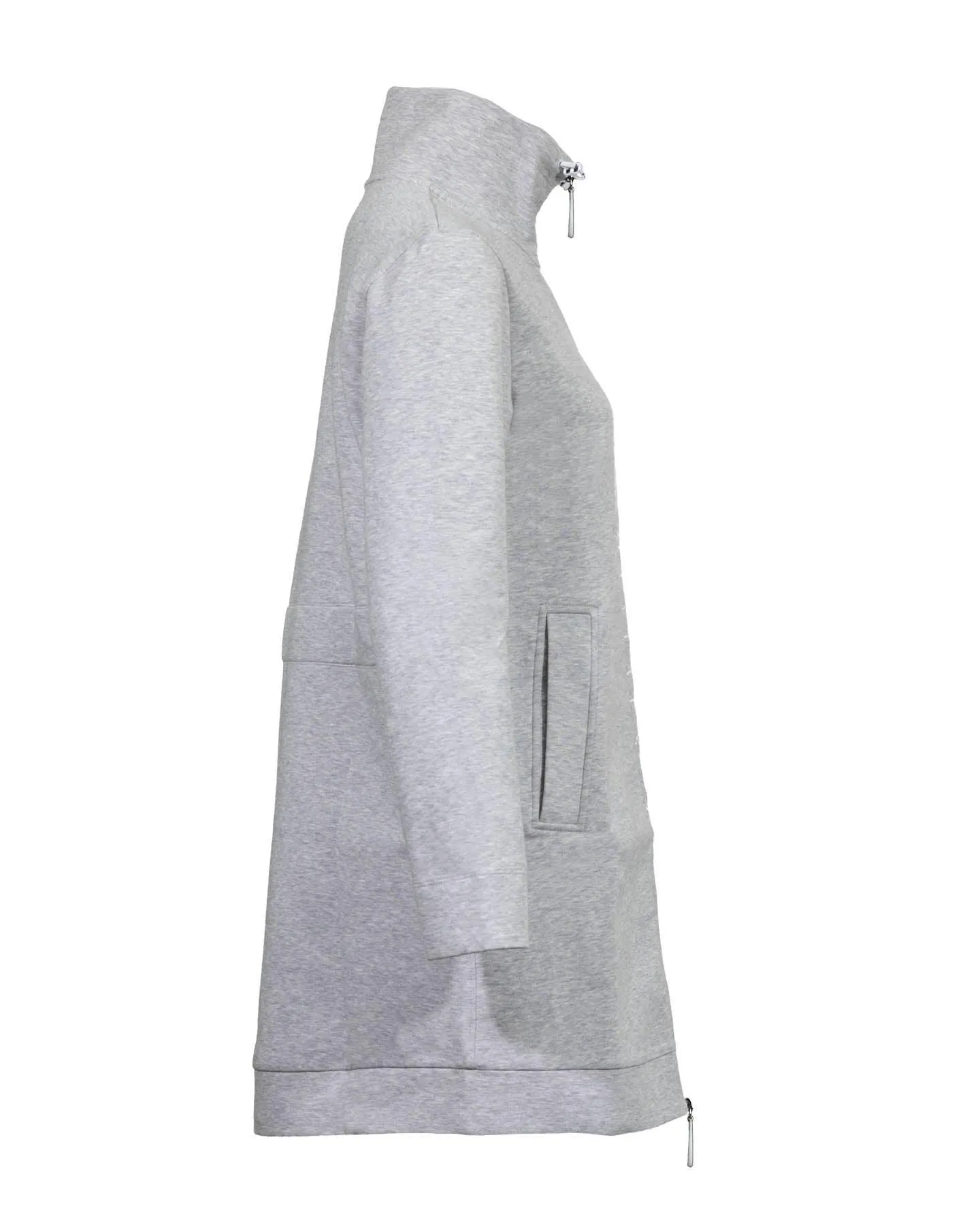 Terry Zip Long Jacket